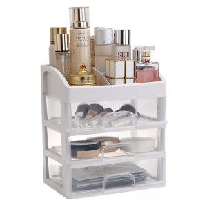 Cosmetic storage box drawer type student dormitory desktop large capacity skin care products facial mask lipstick Display stand